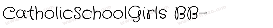 CatholicSchoolGirls BB字体转换